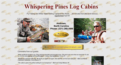 Desktop Screenshot of northcarolinacabins.com